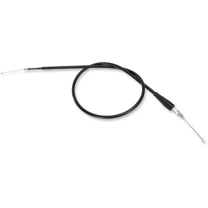 Cable del acelerador de vinilo negro.