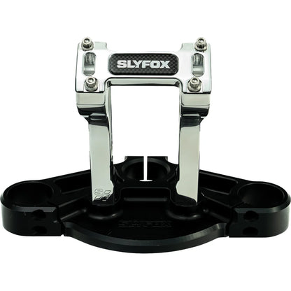 Kit SLYFOX Handlebar Riser Pullback 1-1/8" Clamping 6" Rise