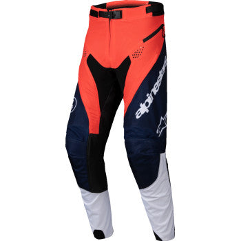 Pantalones Alpinestar Pro-Dura - Azul marino/Naranja intenso/Blanco