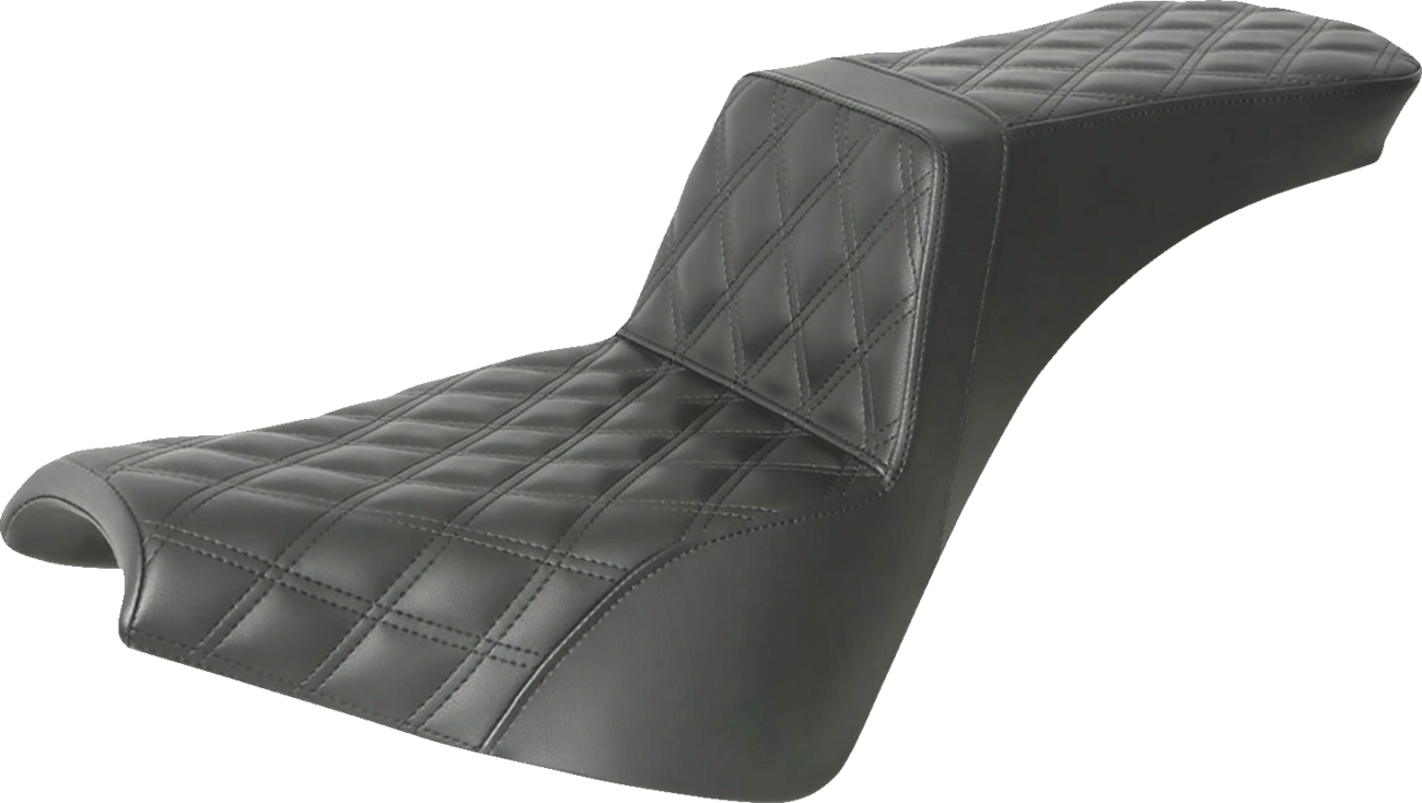 Asiento elevado: puntada de celosía completa