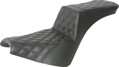 Asiento elevado: puntada de celosía completa