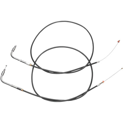 Cable de acelerador/ralentí de vinilo negro
