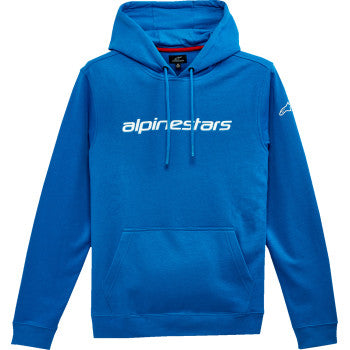 Sudadera con Capucha Linear - Azul/Blanco