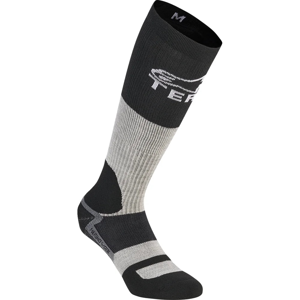 Calcetines Alpinestars AT 8 Merino Tar Gray/Black