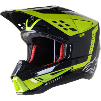 Casco Alpinestars SM5 Beam - Negro/Gris/Amarillo