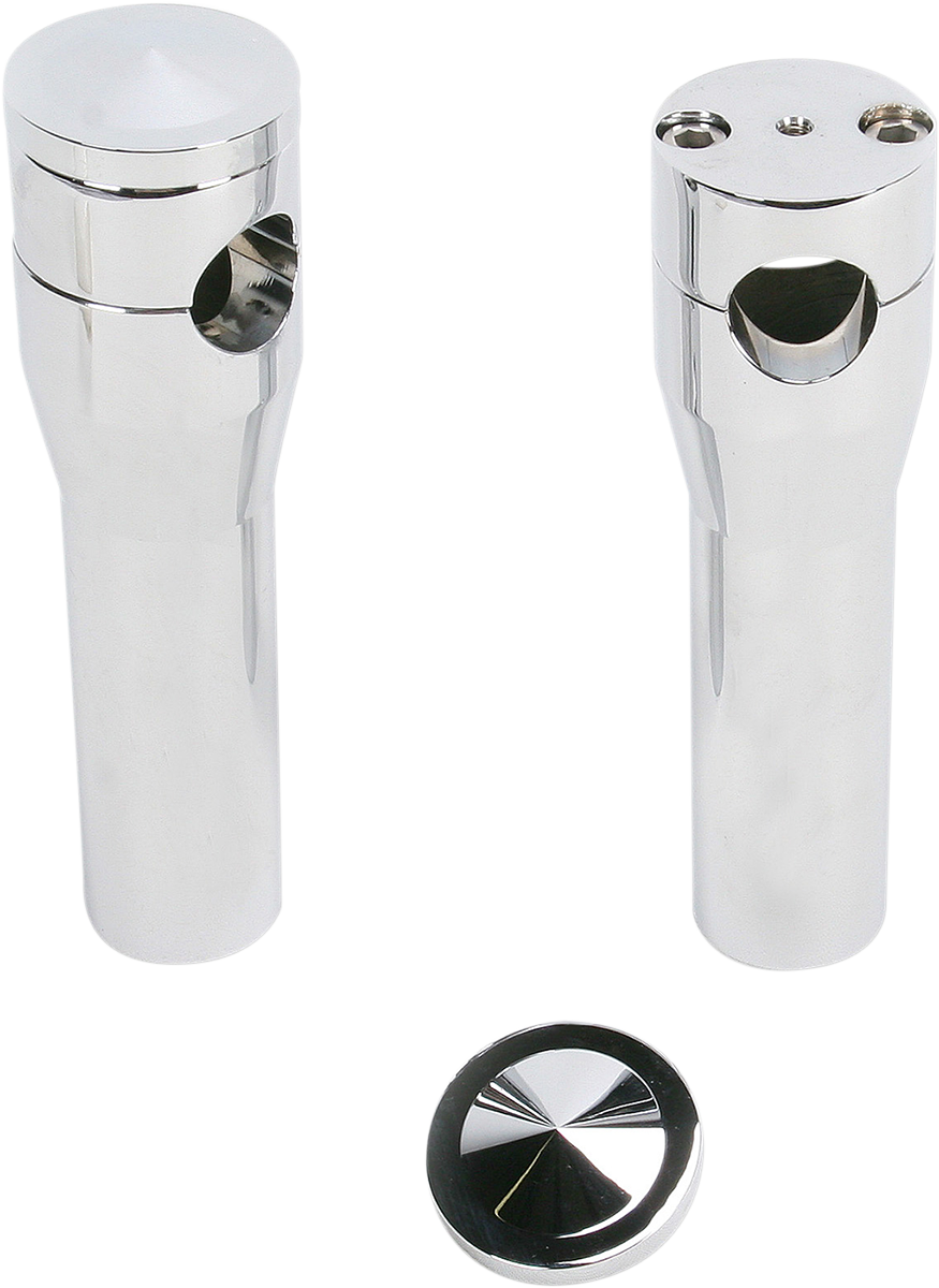 Elevadores de aluminio Billet personalizados Elite - Elevadores de aluminio Billet personalizados Elite - Springer - 6" - Cromado