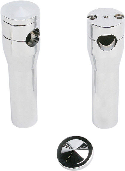 Elevadores de aluminio Billet personalizados Elite - Elevadores de aluminio Billet personalizados Elite - Springer - 6" - Cromado
