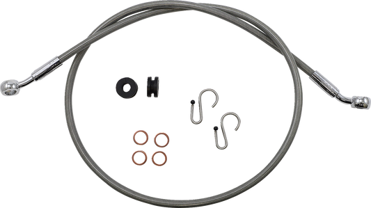 Kit de línea de freno de acero inoxidable XR - Línea de freno - Acero inoxidable/cromo - Indio