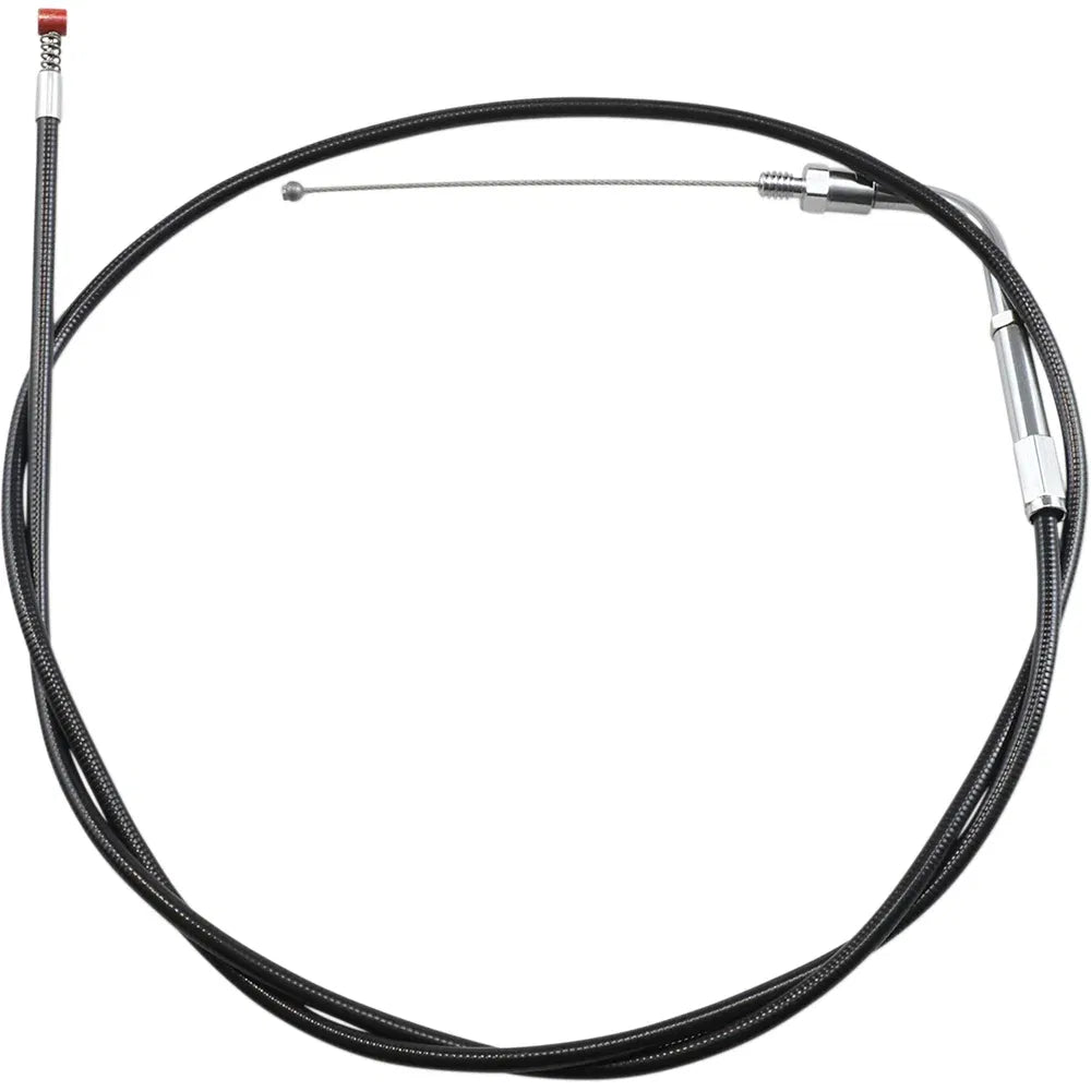 Cable de acelerador/ralentí de vinilo negro