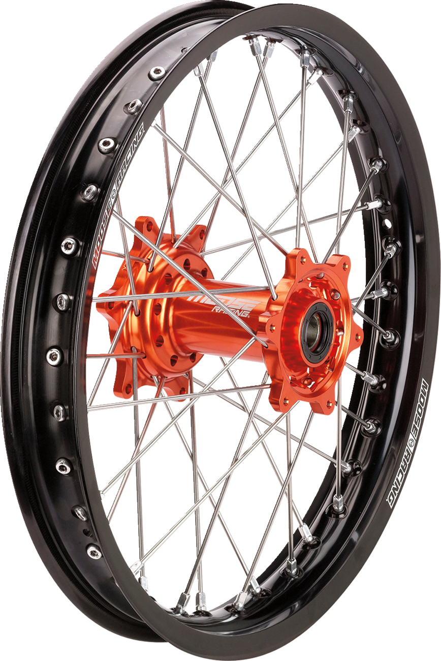 Rueda Completa SX-1 - Conjunto de ruedas - SX-1 - Completa - Trasera - Rueda Negra/Buje Naranja - 19x2.15 - KTM/Gas Gas/Husqvarna