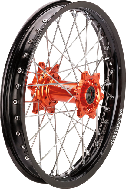 Rueda Completa SX-1 - Conjunto de ruedas - SX-1 - Completa - Trasera - Rueda Negra/Buje Naranja - 19x2.15 - KTM/Gas Gas/Husqvarna