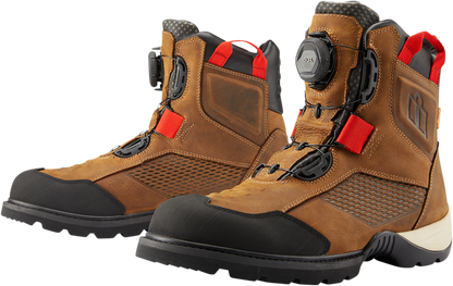 Botas ICON Stormhawk a Prueba de Agua - Café
