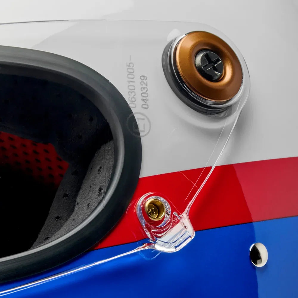 Casco gringo s apex blanco/rojo/azul