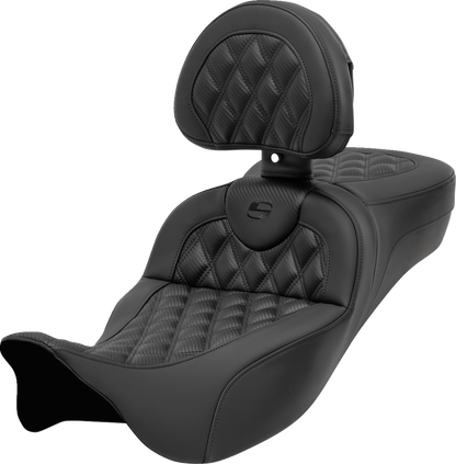 Asiento Roadsofa™ - Asiento Roadsofa™ de alcance extendido - con respaldo - Costura de celosía - Fibra de carbono - FL '08-'24