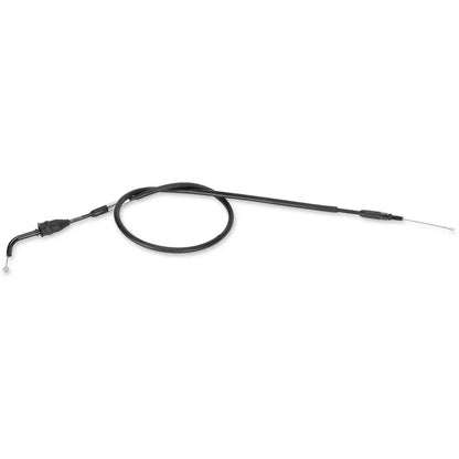 Cable del acelerador de vinilo negro.