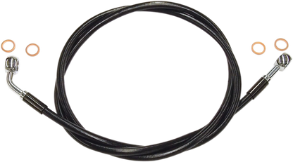Kit de línea de freno delantero XR de acero inoxidable Extreme Response - Línea de freno - XR - EZ Align - Negro