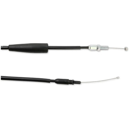 Cable del acelerador de vinilo negro.