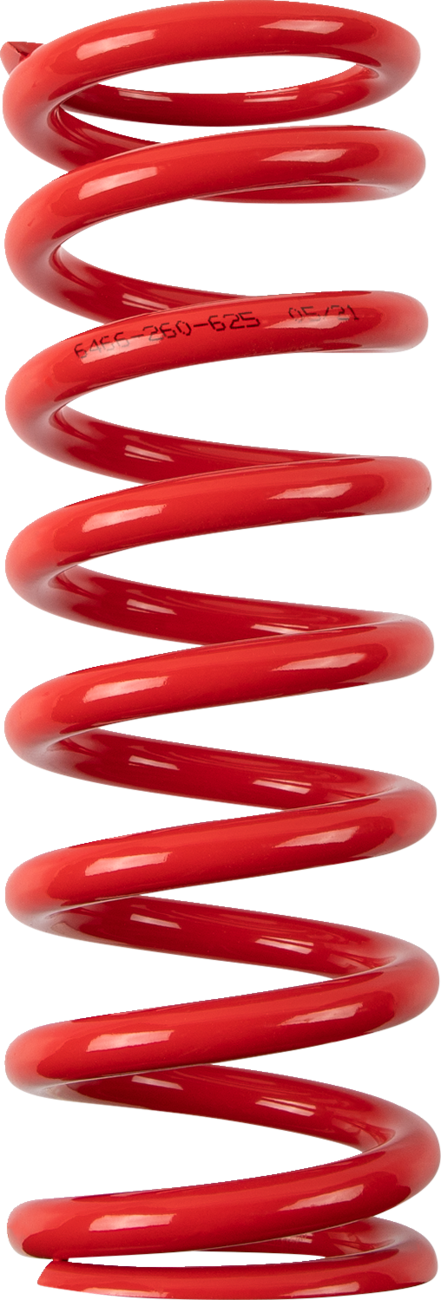 Resorte de choque - Resorte de choque - 64/66 mm OD - 62,5 n/mm - Rojo