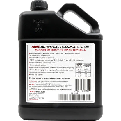 Aceite para motor de 2 tiempos tc-w 3® - 1 galón estadounidense