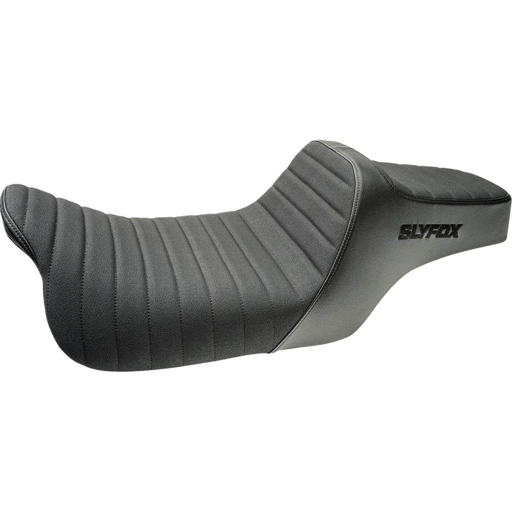 Asiento SLYFOX High Noon Highnoon Vinyl Classic Stitch Black Logo FLH/FLT '08-'24