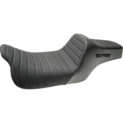 Asiento SLYFOX High Noon Highnoon Vinyl Classic Stitch Black Logo FLH/FLT '08-'24