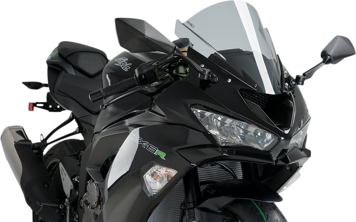 Parabrisas Z-Racing - Parabrisas de carrera - 13-3/4" - Ahumado - ZX-6R