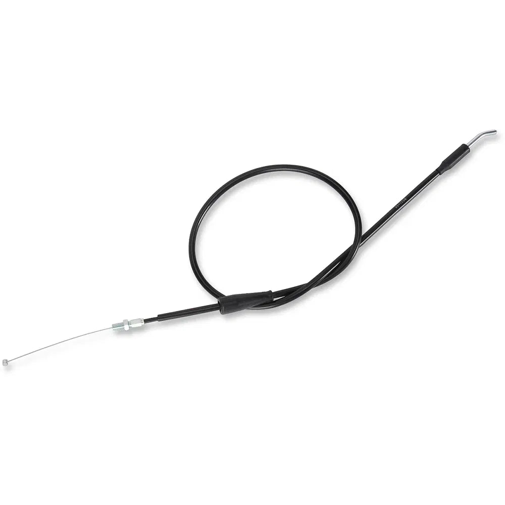 Cable del acelerador de vinilo negro.