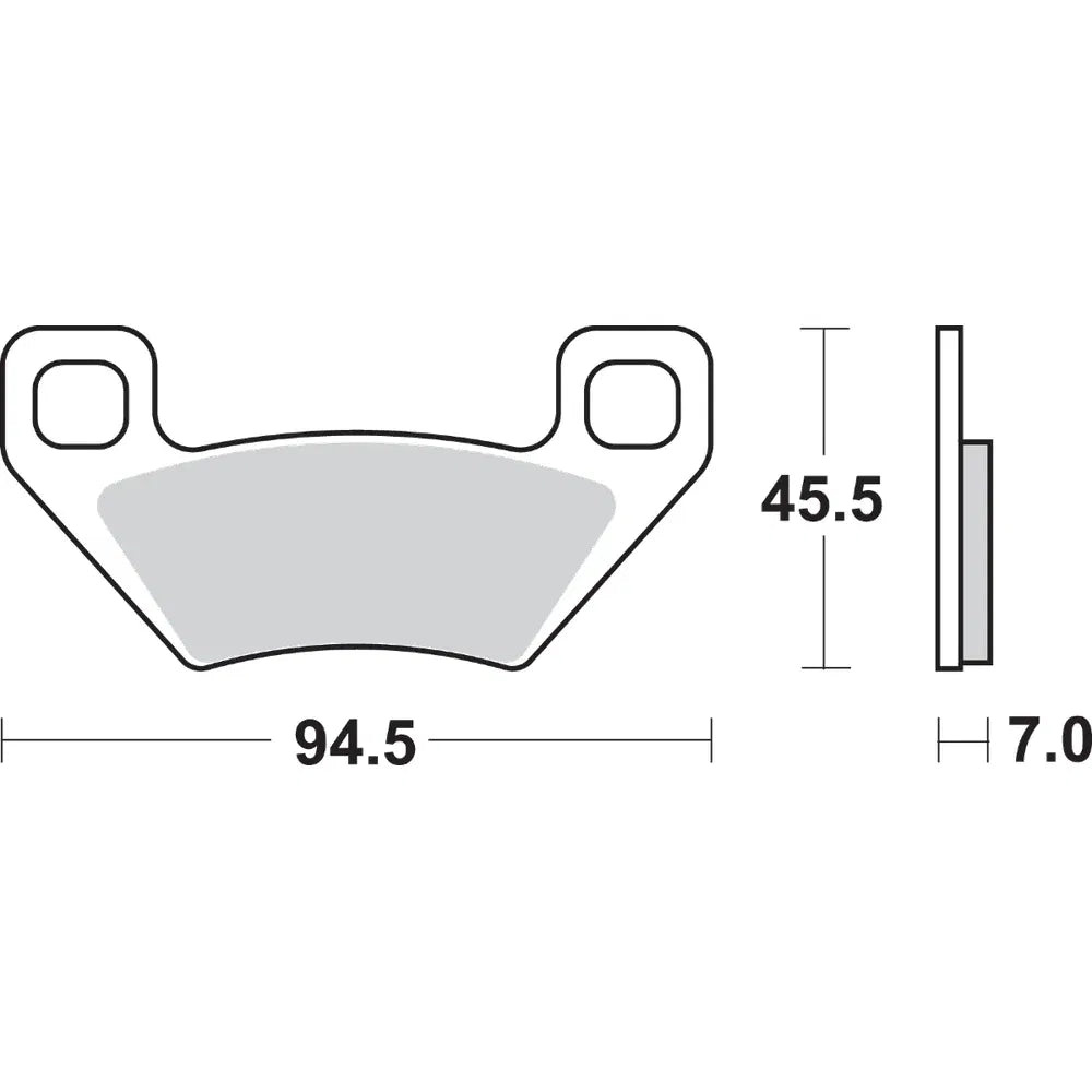 Pastillas de freno sinterizadas todoterreno ats