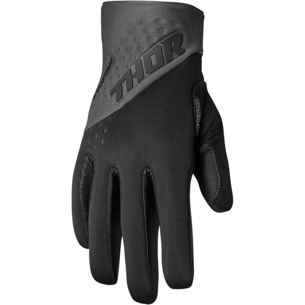 Guantes spectrum para clima frío en negro/carbón