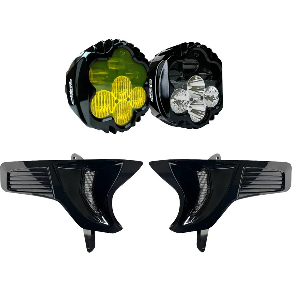 Kit combinado de faros delanteros y faros antiniebla shark demon® 2