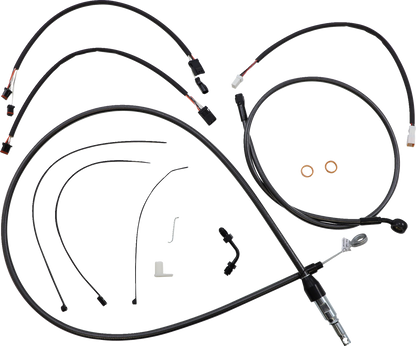 Kit de instalación de manillar de diseño Black Pearl™ - Kit de instalación de manillar de diseño Black Pearl™ - 15"-17" - FX '18-'24