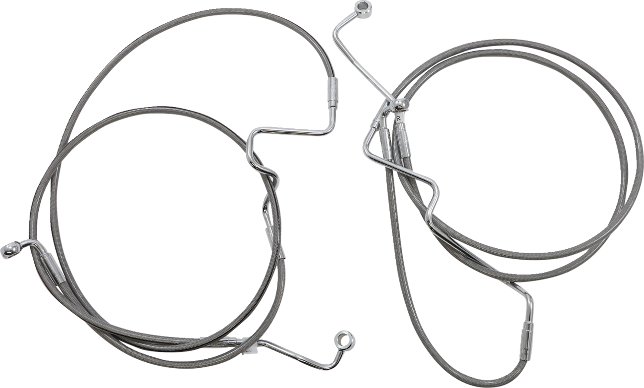 Kit de instalación de manillar XR - Kit de instalación de manillar XR - Colgadores Ape de 15"-17" - FLHR '21-'22 - Acero inoxidable/cromo