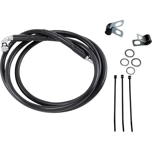 Kit de línea de freno de vinilo negro de longitud extendida