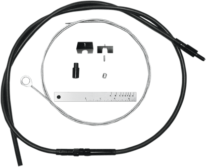 BYO™ Build Your Own™ Juego de cables de embrague - 80" - Sportster/Touring/Trike - Vinilo negro
