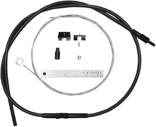 BYO™ Build Your Own™ Juego de cables de embrague - 80" - Sportster/Touring/Trike - Vinilo negro