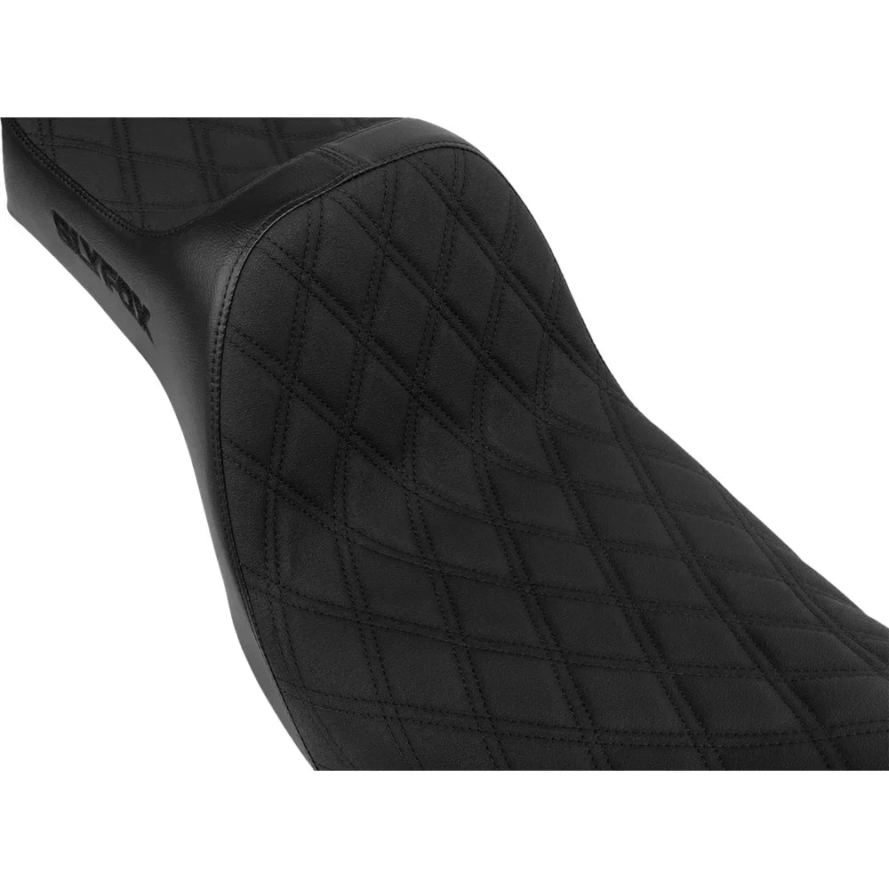 Asiento SLYFOX High Noon Double Diamond Black Logo Black Stitch FXD/FLD '06-'17