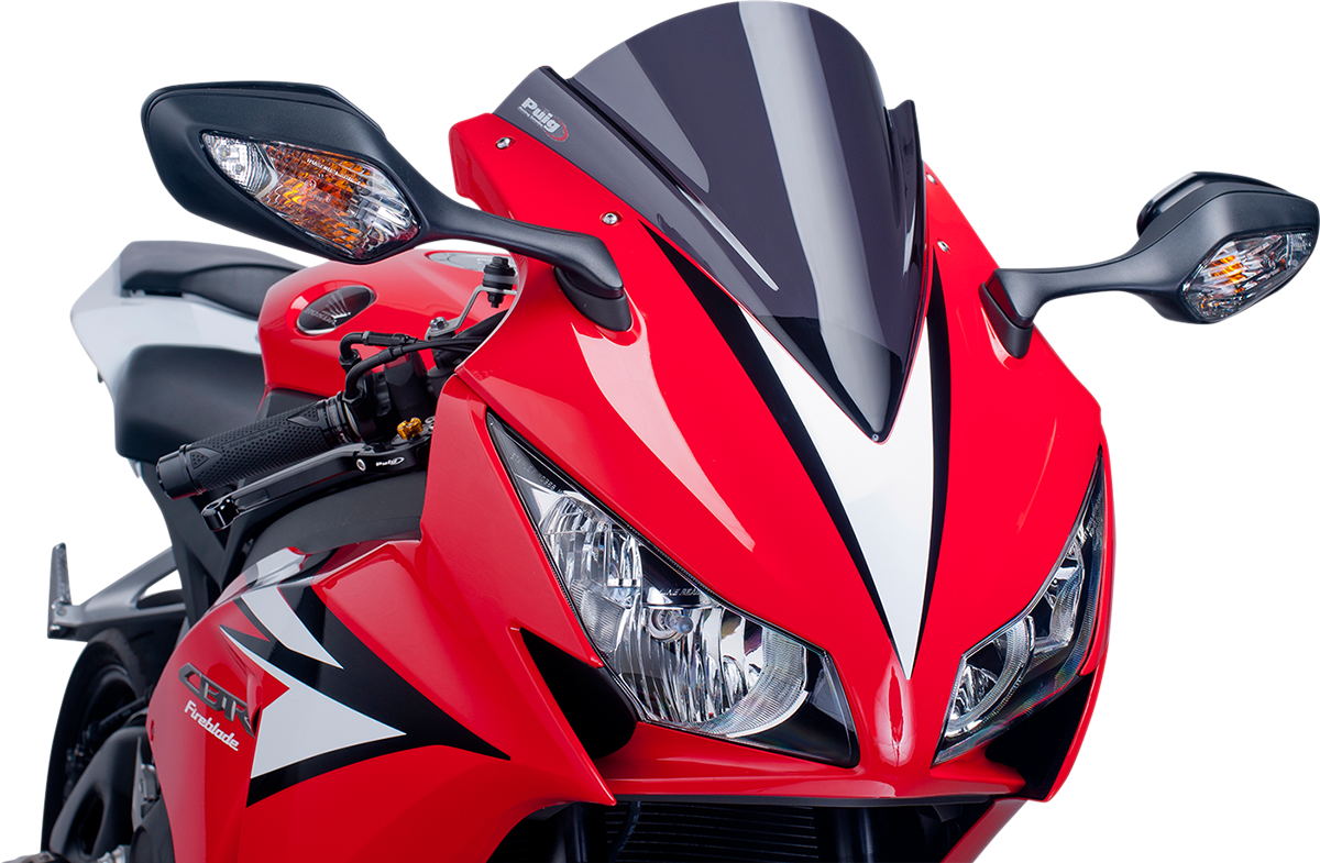 Parabrisas Z-Racing - Parabrisas de carrera - 13-3/8" - Ahumado oscuro - CBR1000RR
