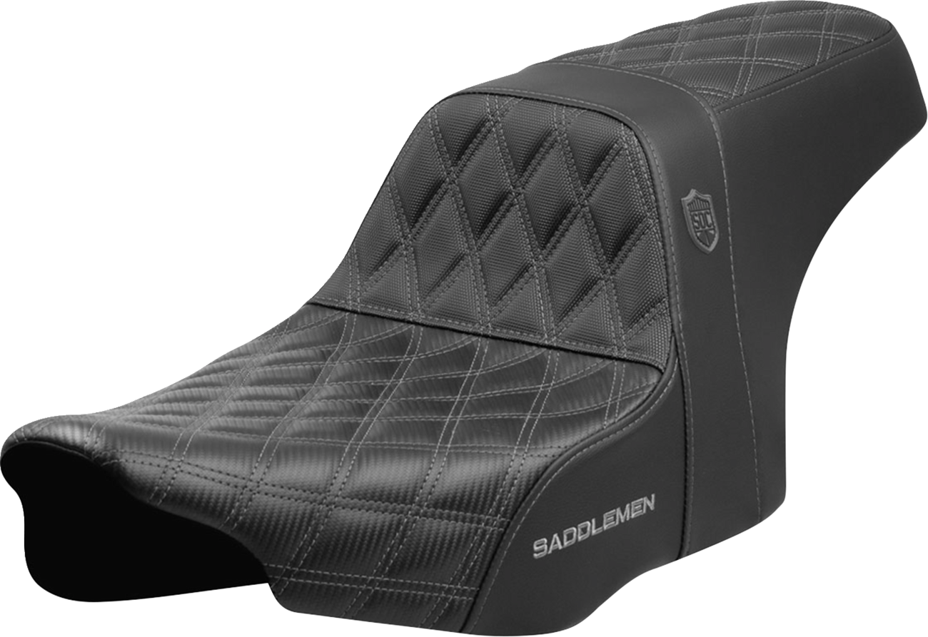 Asiento Pro Series SDC Performance Grip - Asiento Pro Series SDC Performance - Costuras grises - Sin respaldo - FLT/FLH '23 -'24