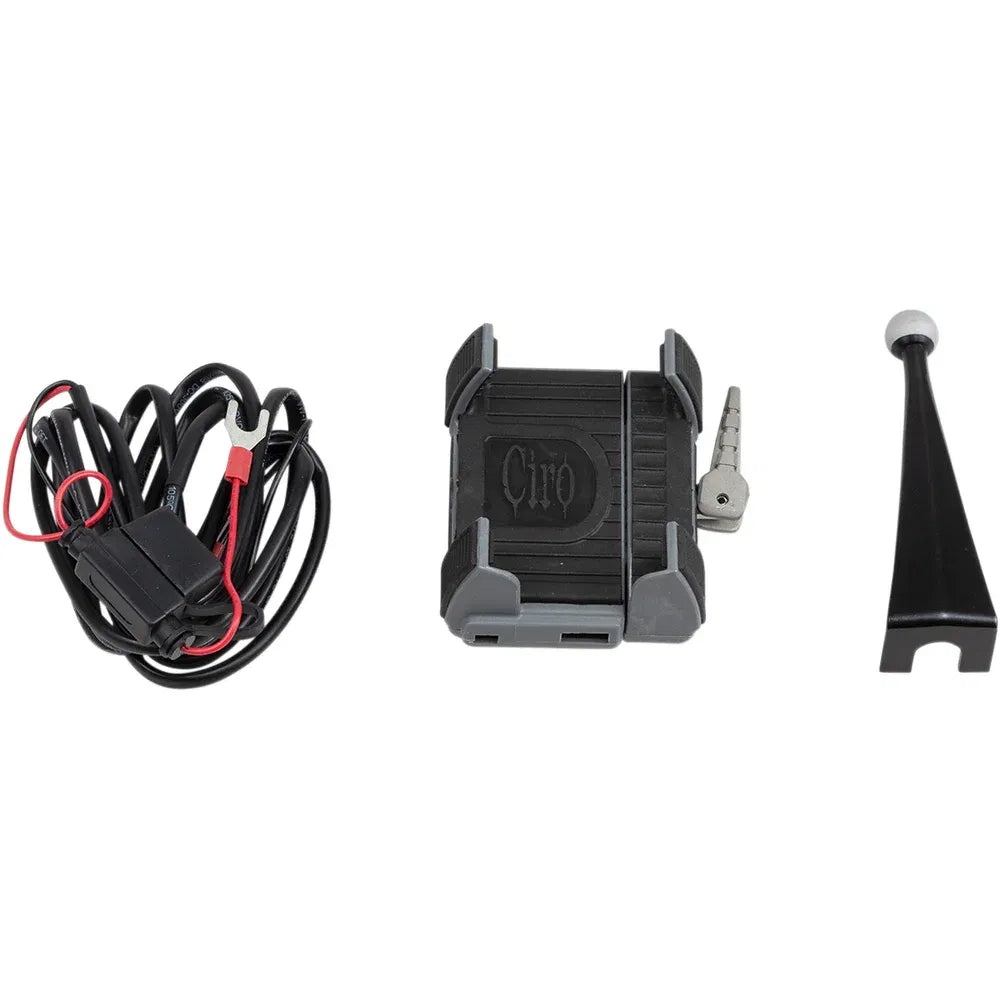 Soporte para smartphone/gps con cargador