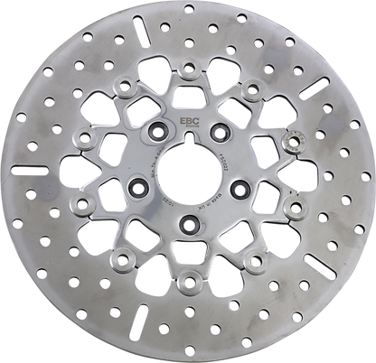 Rotor de freno delantero de acero inoxidable serie FSD para Big Twins - Rotor de freno - Soporte pulido