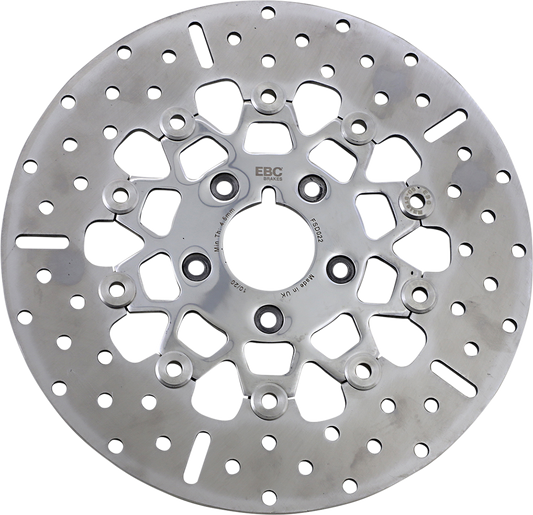 Rotor de freno delantero de acero inoxidable serie FSD para Big Twins - Rotor de freno - Soporte pulido