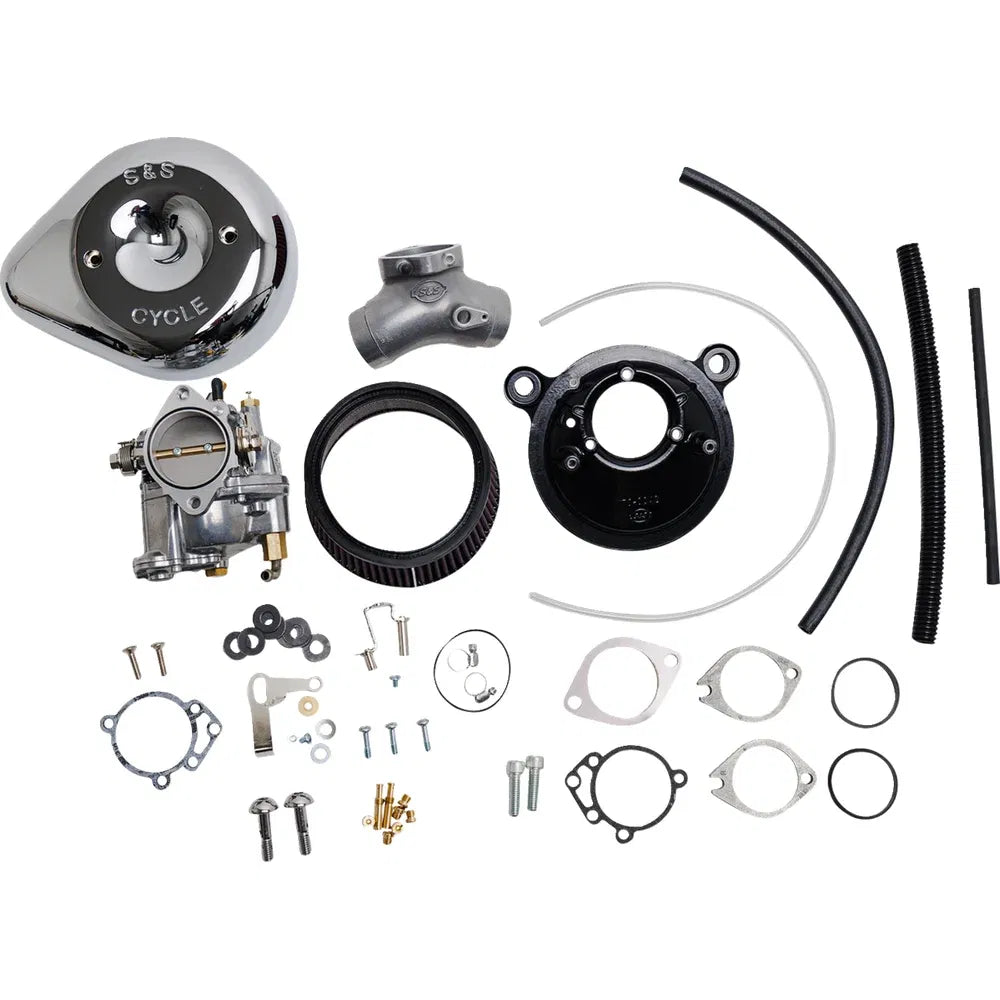 Carburador super e con kit de filtro de aire stealth