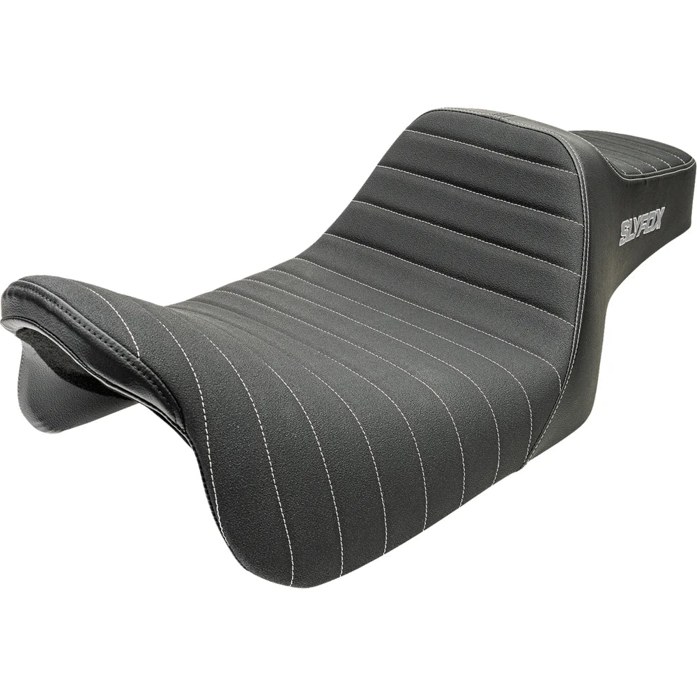 Asiento SLYFOX High Noon Highnoon Vinyl Classic Stitch Silver Logo FLH/FLT '08-'24