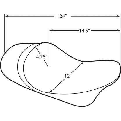 Asiento individual bajo delantero con montaje ez-on