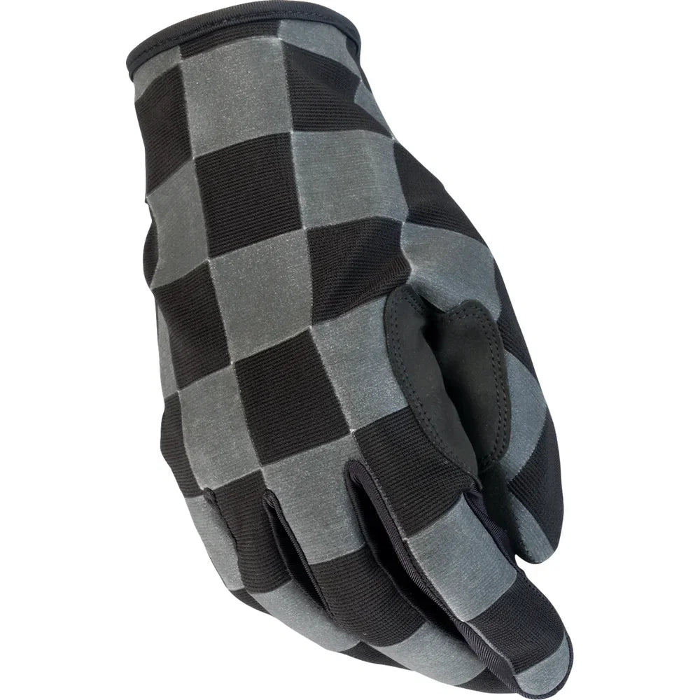 Guantes reflectantes a cuadros