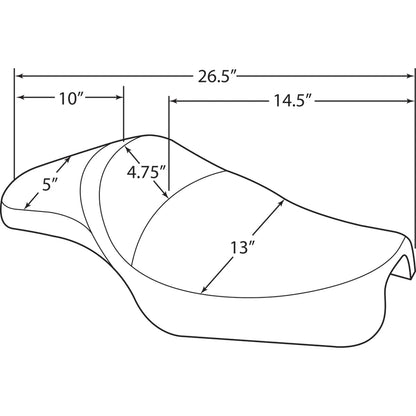 Asiento individual predator de alcance extendido