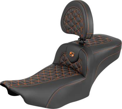 Asiento de alcance extendido Roadsofa™ - Asiento de alcance extendido Roadsofa™ - con respaldo - Costura naranja - FLH/FLT '23-'25