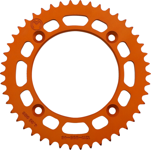 Corona Trasera Aluminio - Corona Trasera - Aluminio - 46 Dientes - Naranja - Husqvarna/KTM