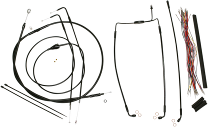 Kit de instalación de manillar XR - Kit de instalación de manillar XR - Colgadores Ape de 12"-14" - FLH '96-'06 - Negro