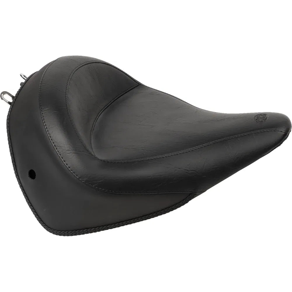Asiento vintage ancho de vinilo individual